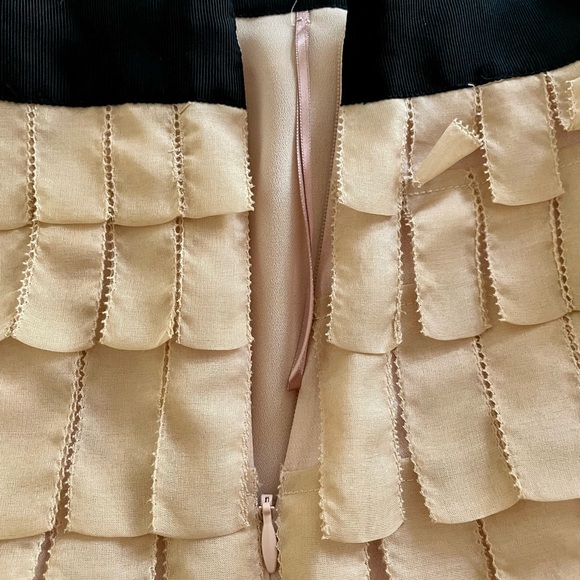 Beige Frilly Mini Skirt from JCrew Collection - Picture 6 of 10